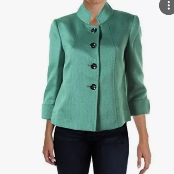 TAHARI Turquoise blazer NWT - Picture 3 of 7